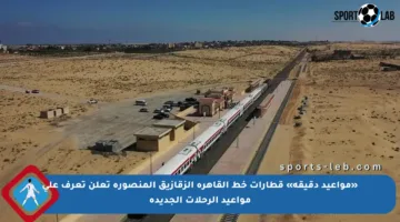 «مواعيد دقيقة» قطارات خط القاهرة الزقازيق المنصورة تعلن تعرف على مواعيد الرحلات الجديدة